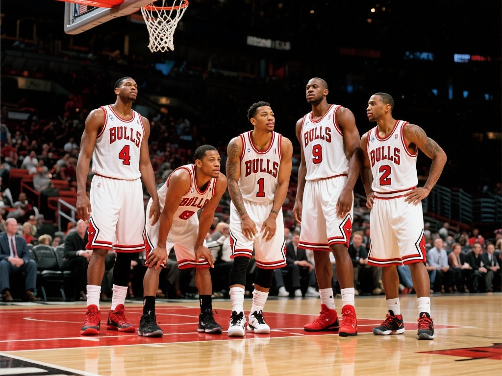 公牛队黄金时代王牌阵容 这支罗斯领衔的经典阵容虽然未能终结热火三