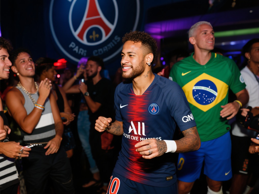 内马尔的巴黎之夜:前队友揭示巴西球星的多彩生活 前言:内马尔的场外生活,一直是足球迷们热