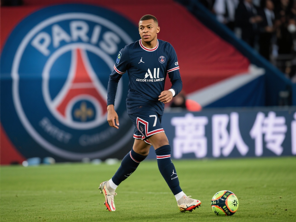 巴黎新星崛起!姆巴佩离队后,埃梅里接棒代言人重任 作为巴黎圣日耳曼的标志性球员,姆巴佩无疑