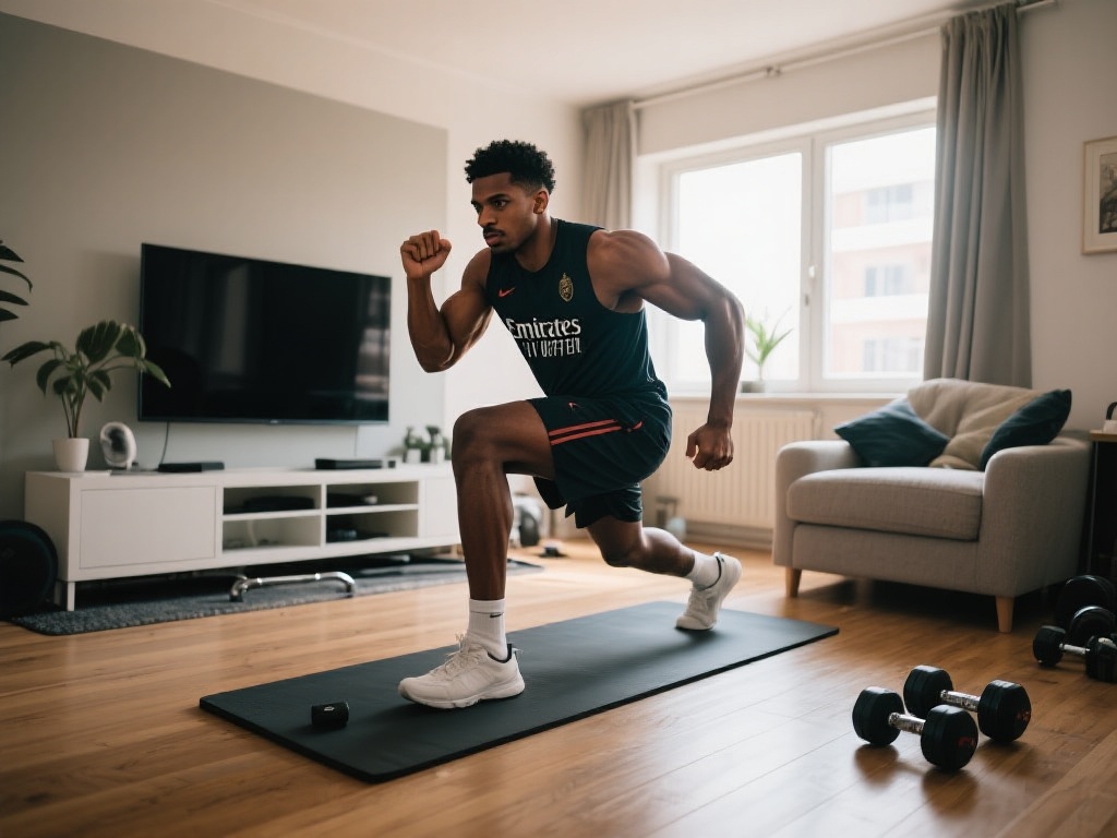 与普通健身不同，萨卡的居家健身并不是盲目