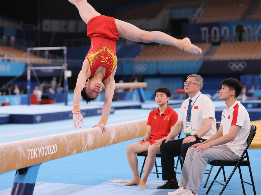 中国体操队全力冲刺奥运,全面提升选手实力 除了肉眼可见的训练场面,中国体操队还定期